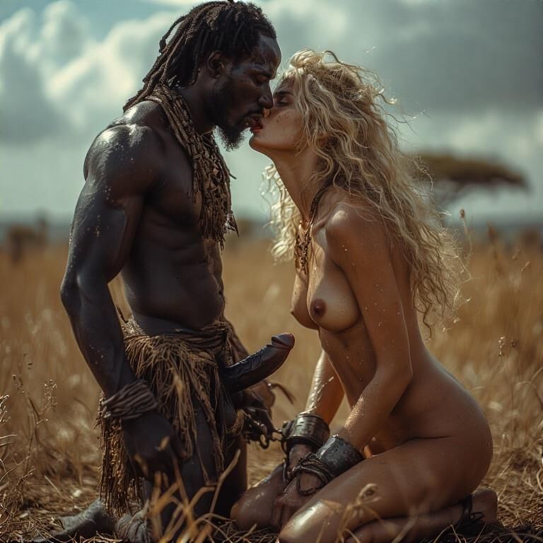 White female slaves in Africa