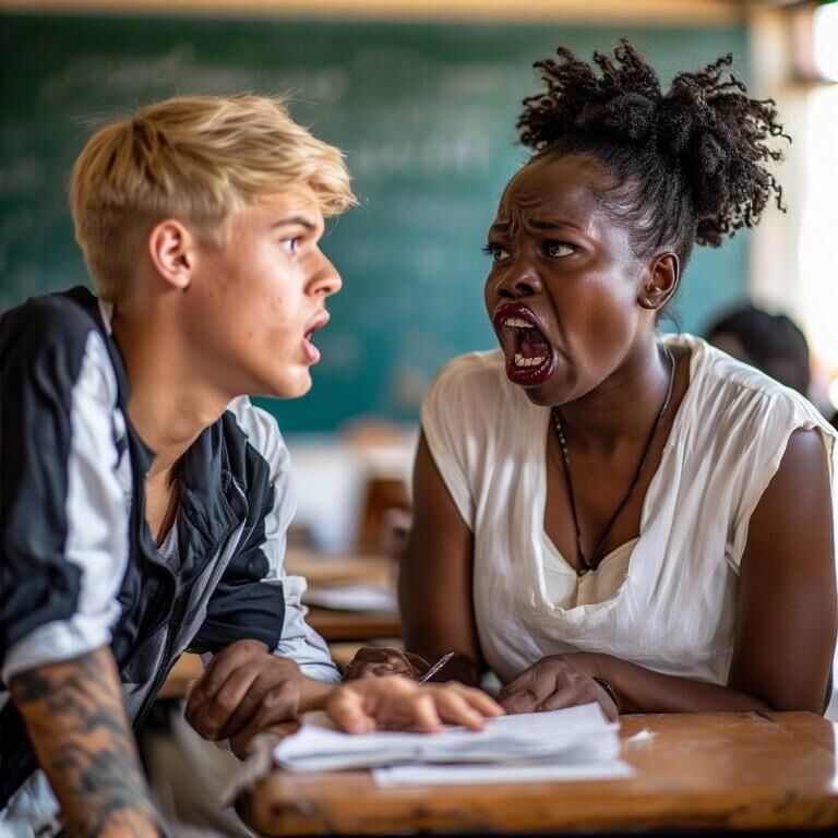 Pep Talk cuando se corregga verbalmente por una diosa negra