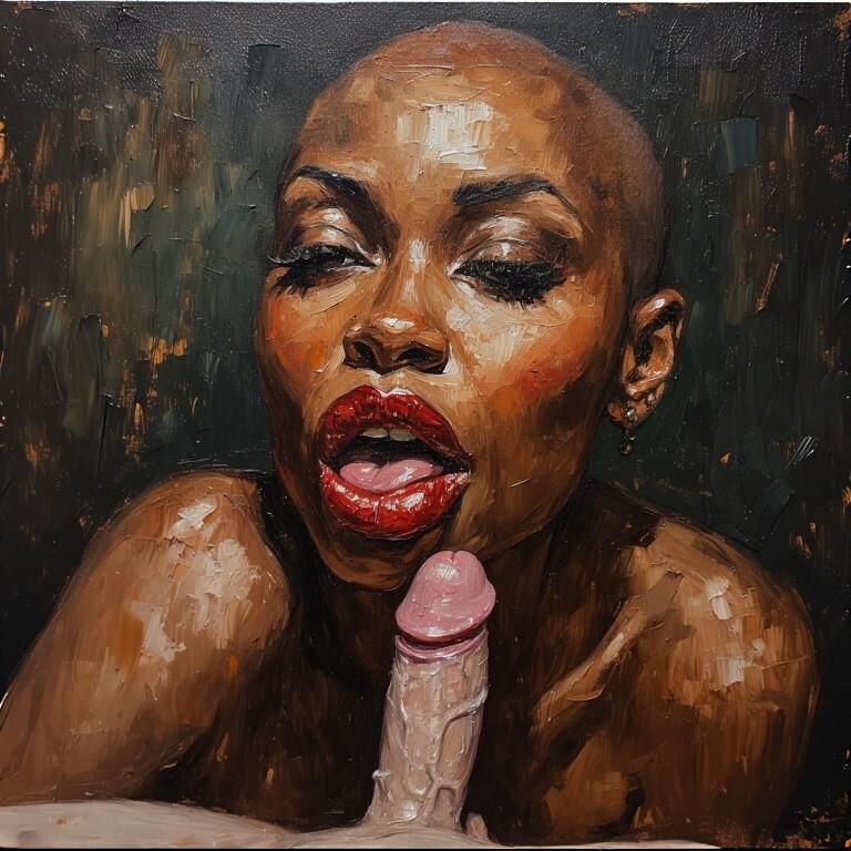 A arte do passado vai interracial