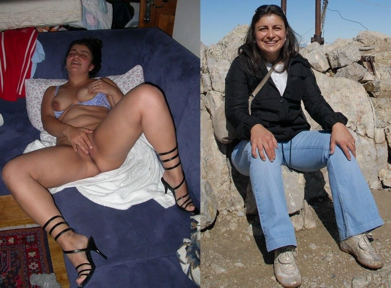 Horny Latina in High heels and Blue lingerie