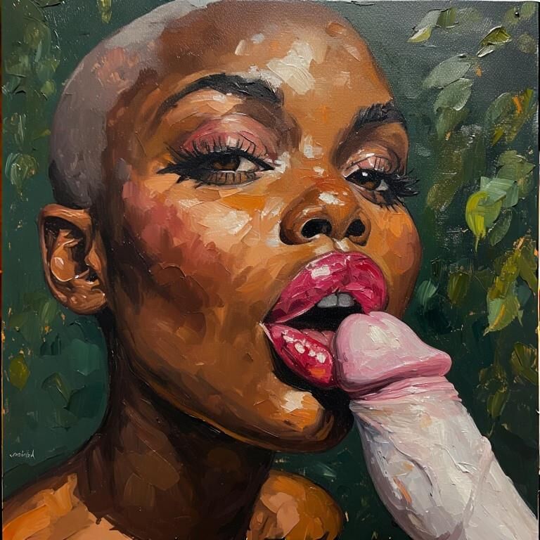 A arte do passado vai interracial