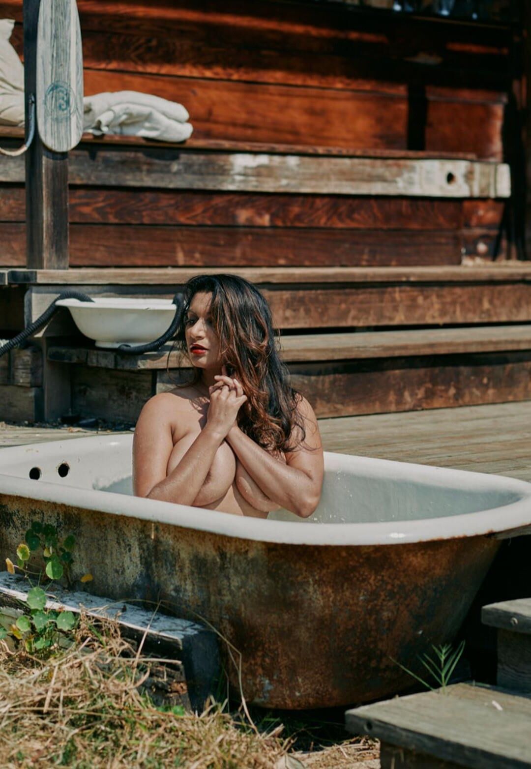 Slutty Traveling Desi Nudist