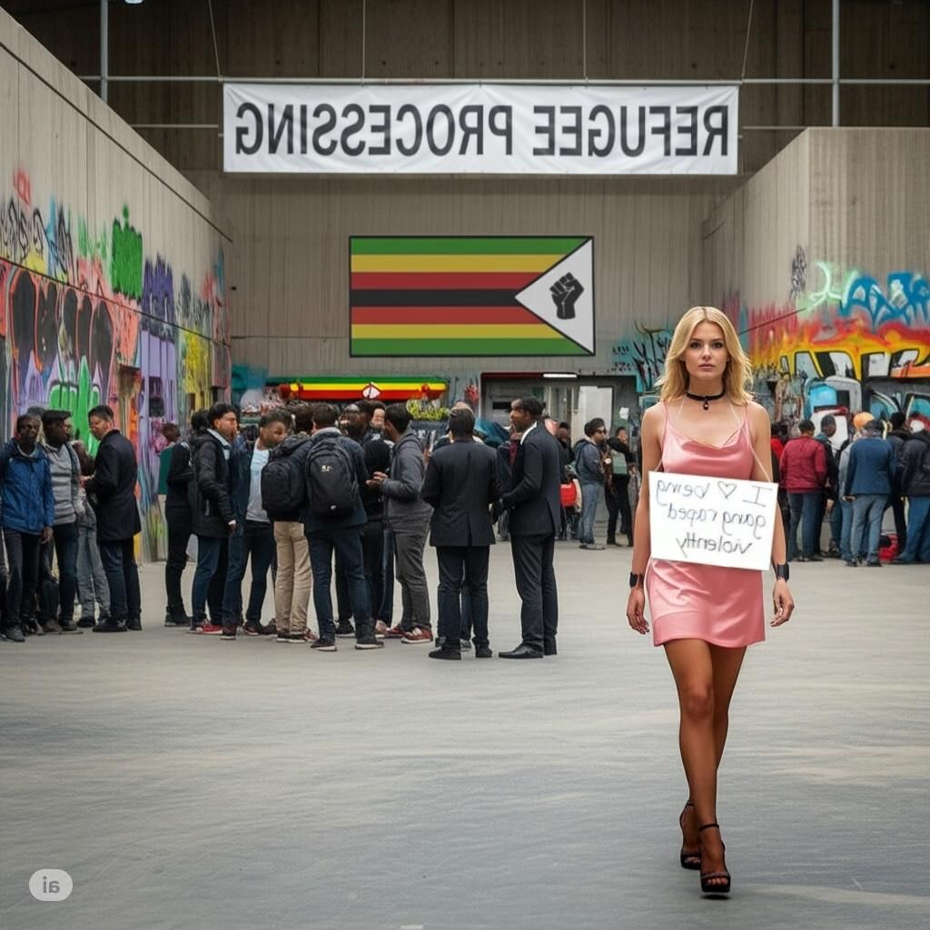 AI Pantyhose Interracial