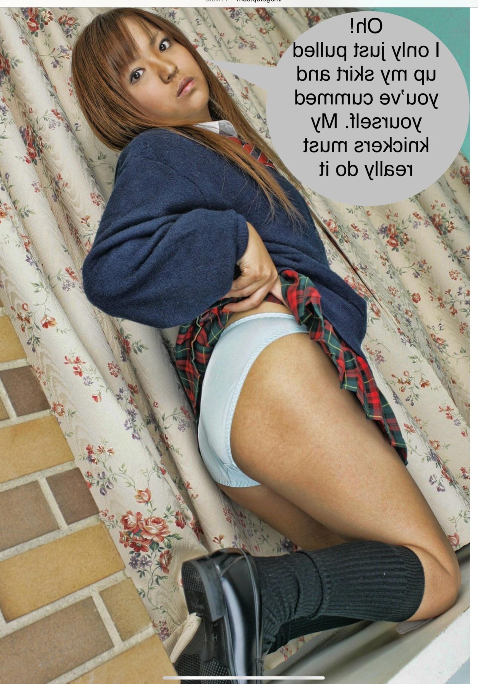  I prefer to look at Asian schoolgirls knickers and masturbate