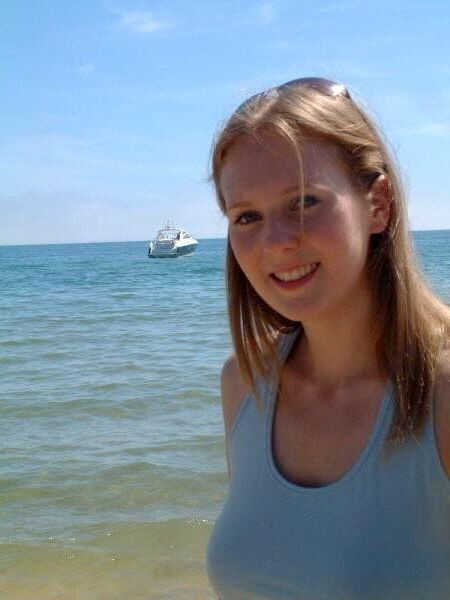 Jessica on the beach