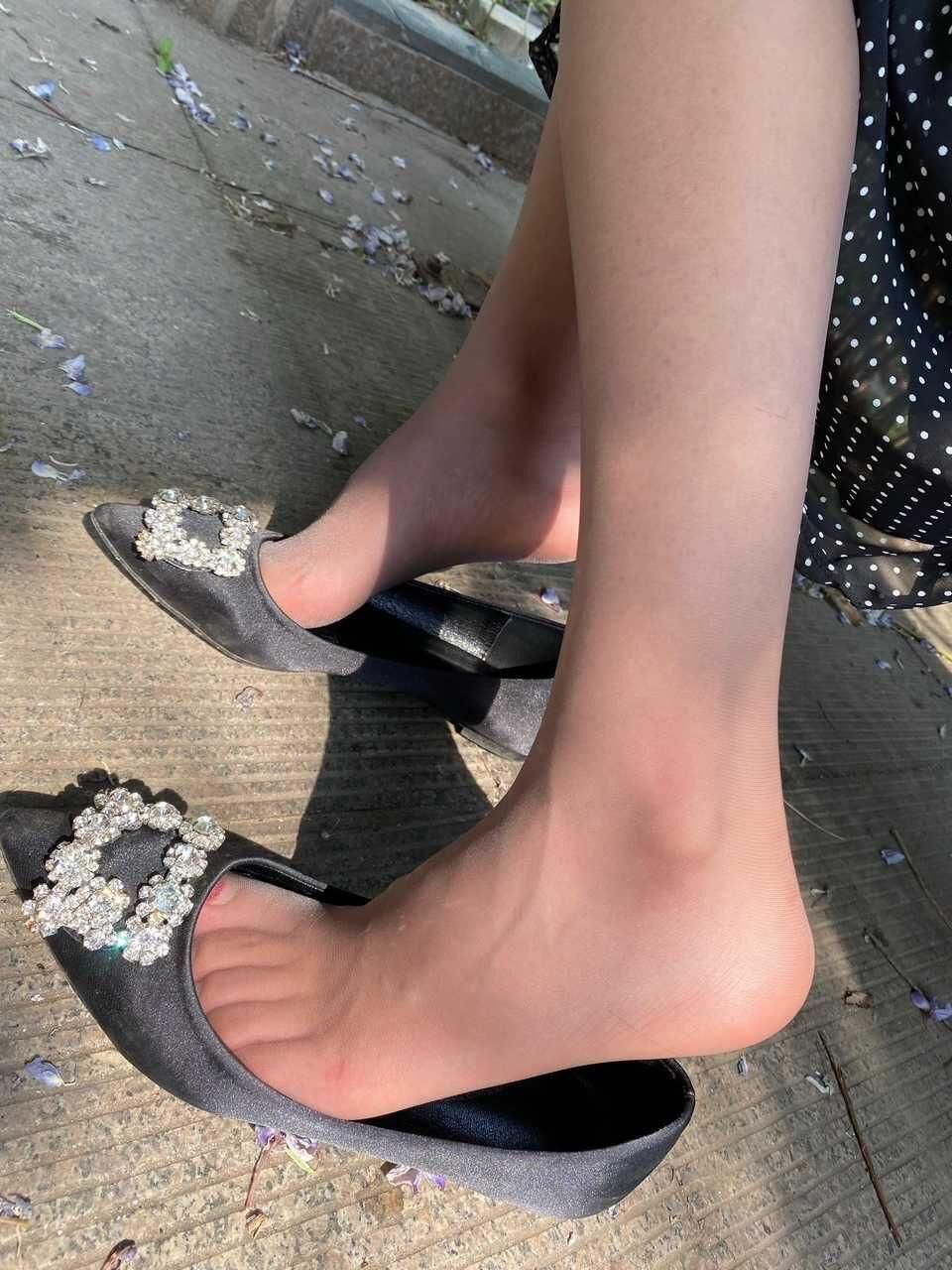 Best Asia nylonfeet flats heels 