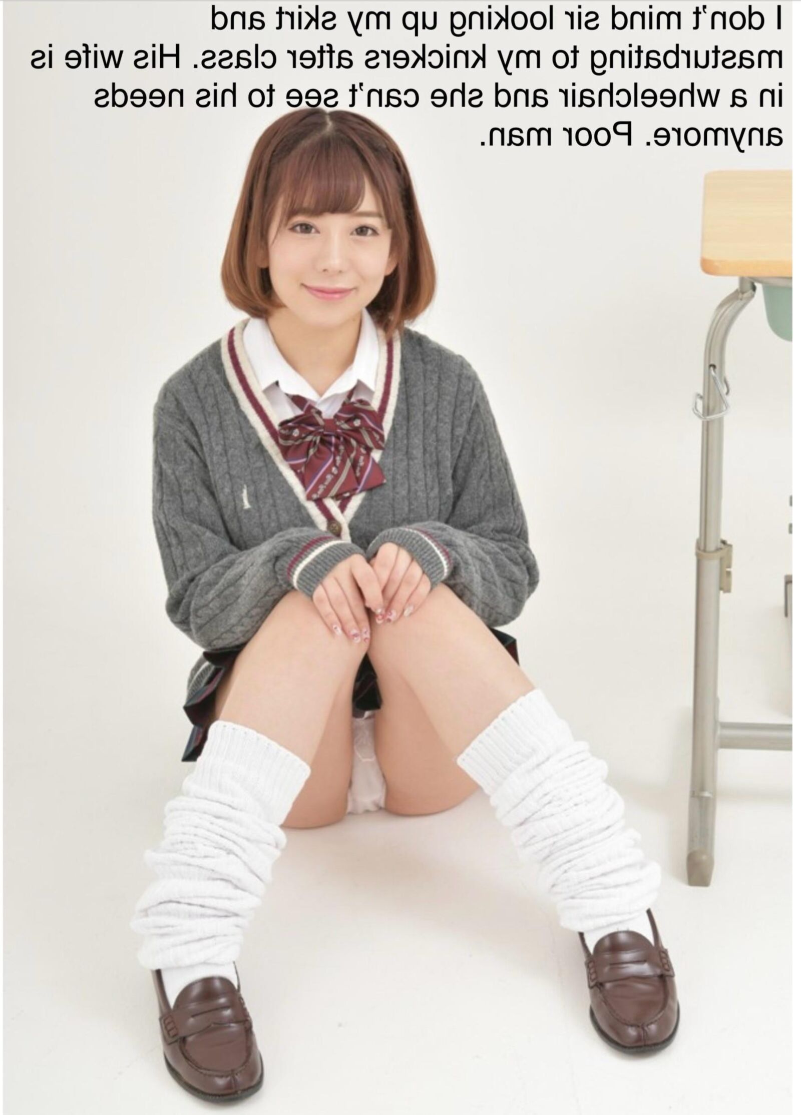  I prefer to look at Asian schoolgirls knickers and masturbate