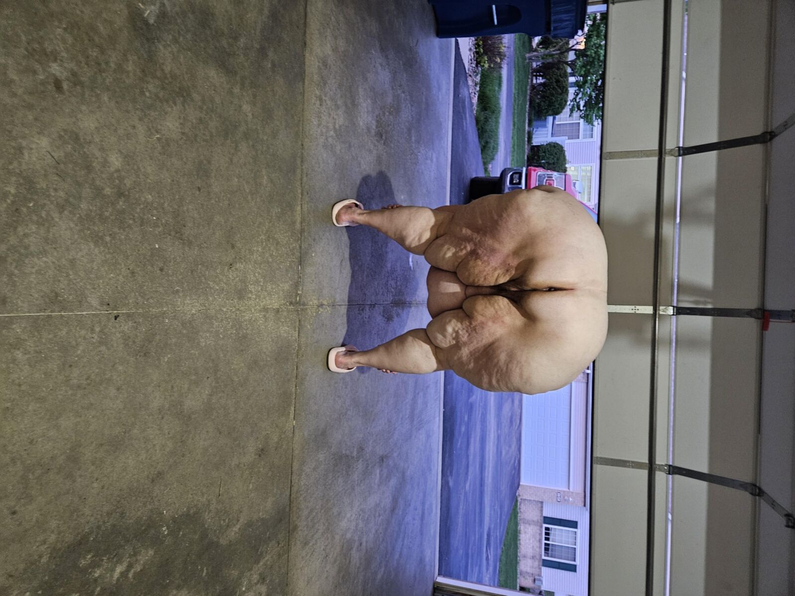 April Thompson Fat White Nasty gross body Fuck Pig. 