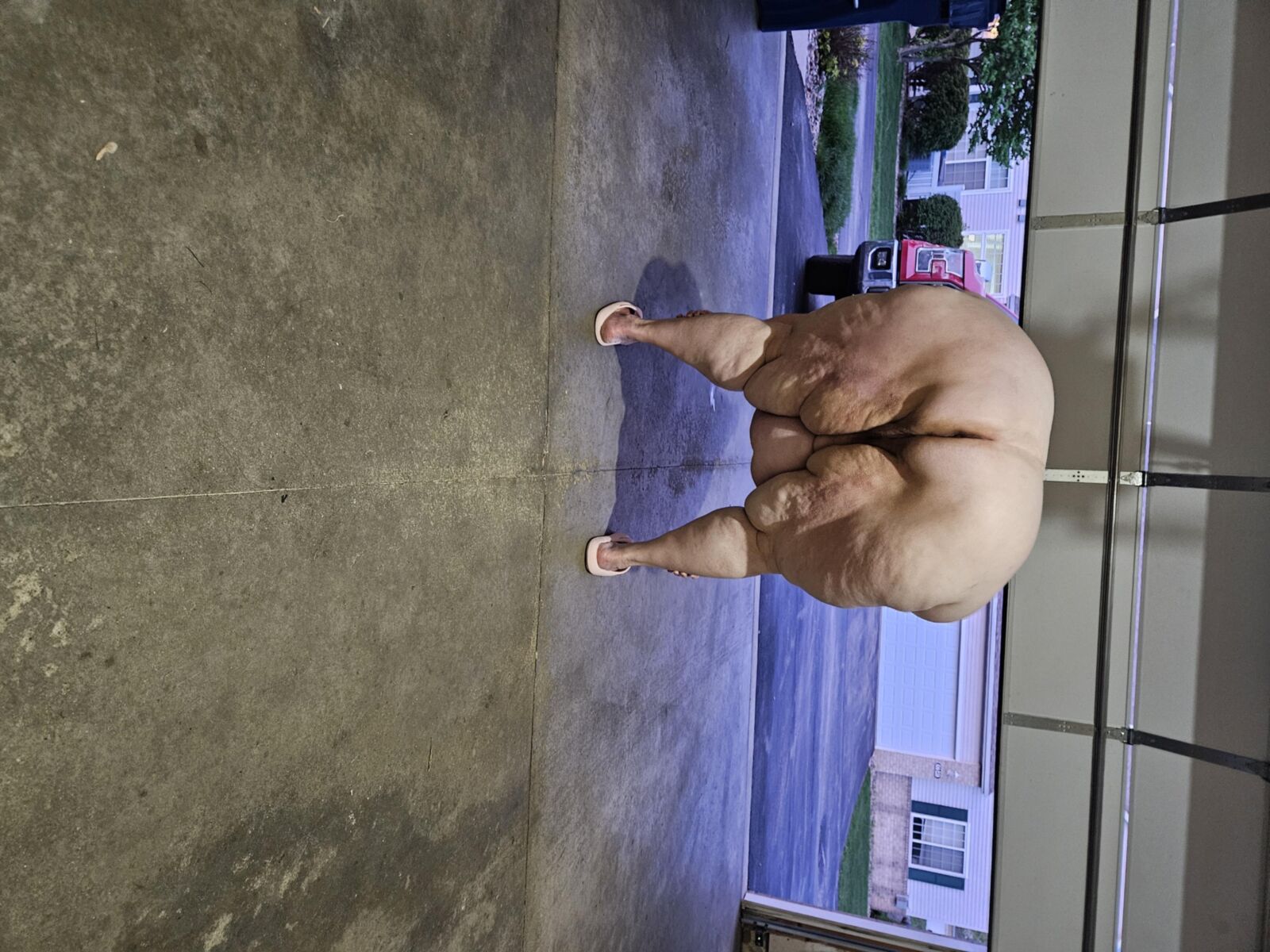 April Thompson Fat White Nasty gross body Fuck Pig. 