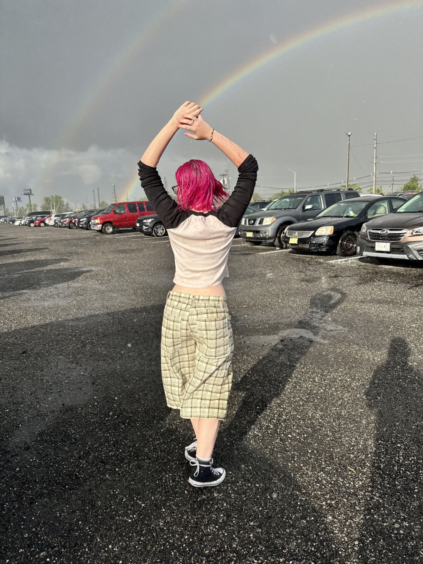 Luv Big Boobs Big Ass Pink Hair Sexy Beauty Girlミックスホット写真