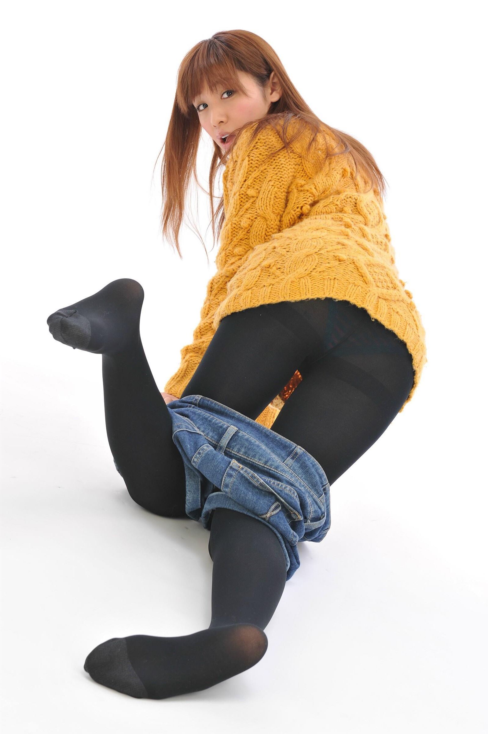 Asians with slutty black nylonfeet