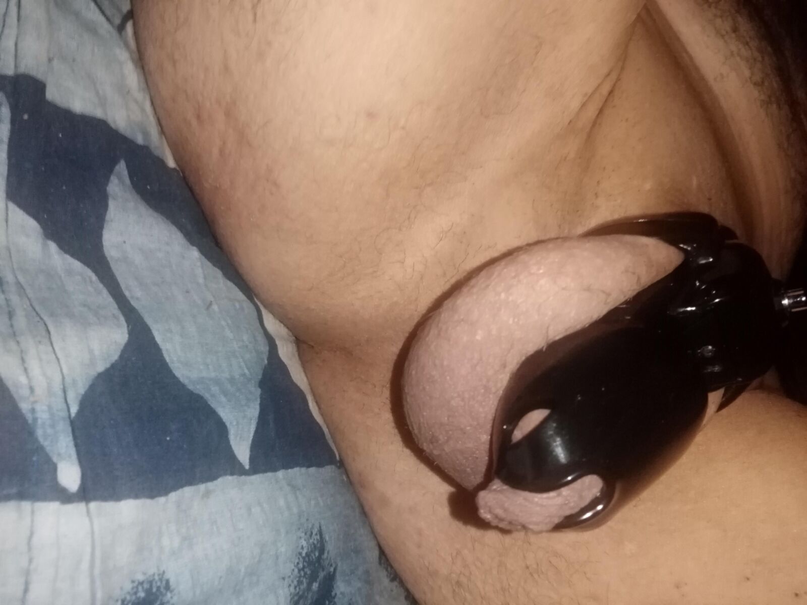 Greg In Chastity In Smooth Lock!