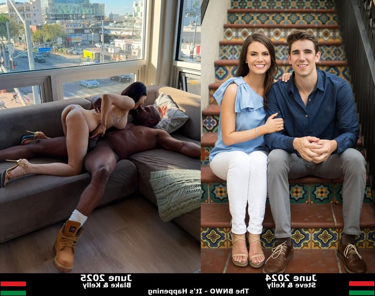 私の異人種間のbnwo cuckoldキャップ