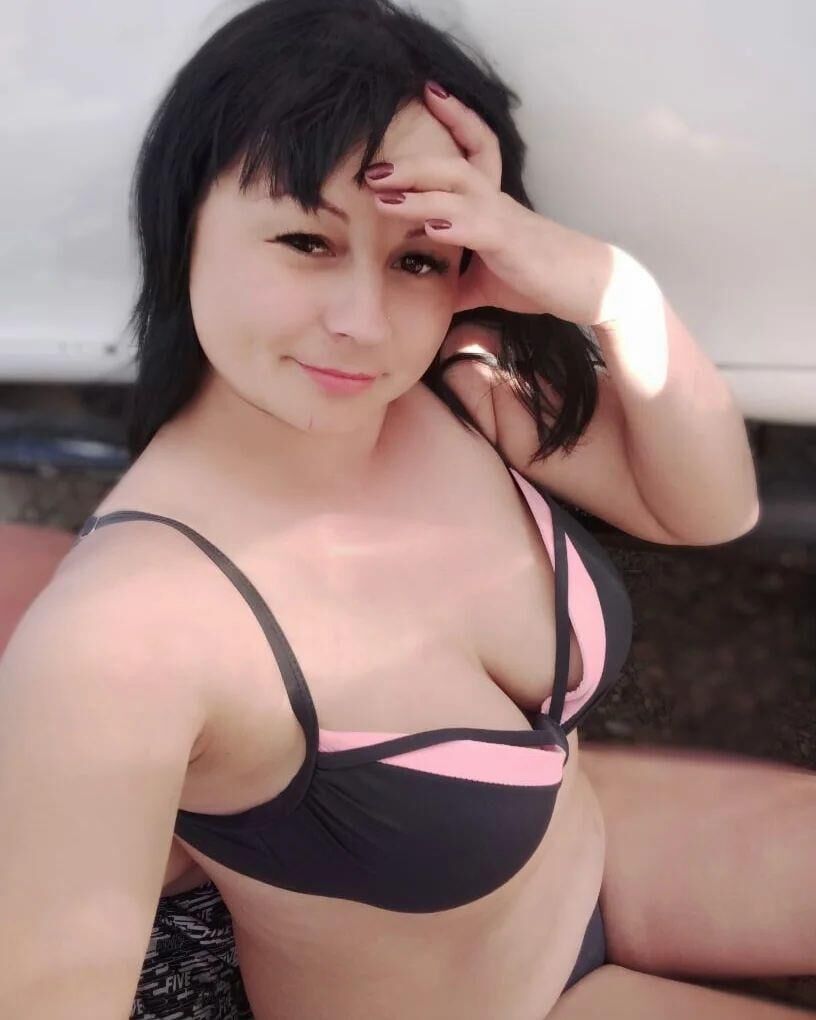 Russian woman in bikini 