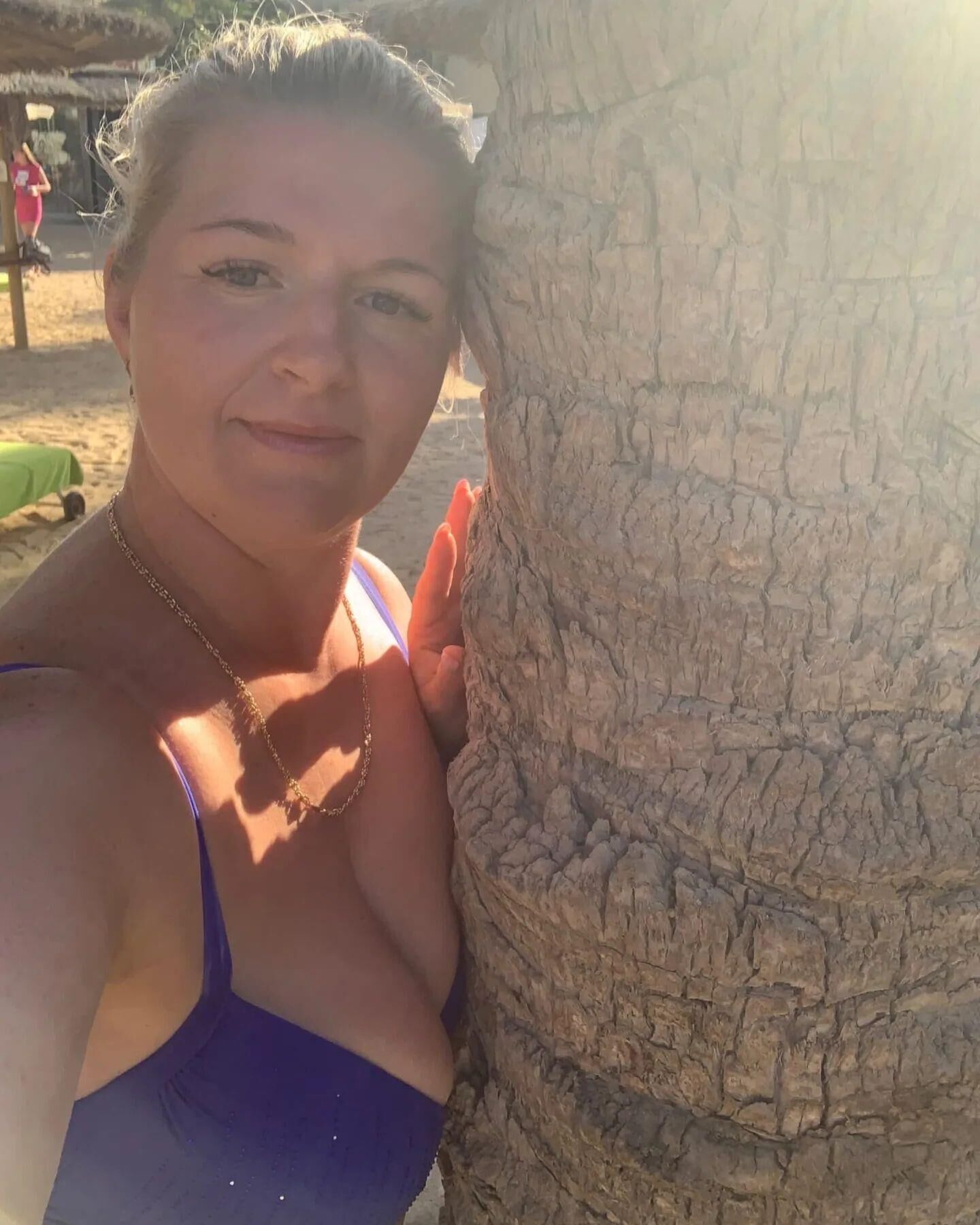 Russian woman in bikini 
