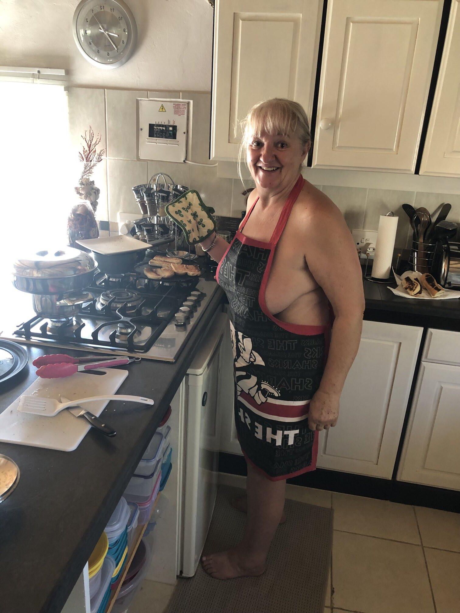 South African nudist granny