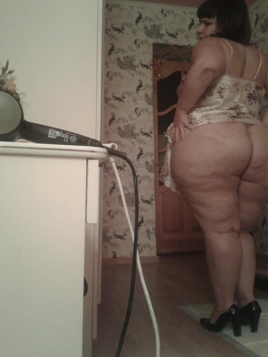 BBW Russian Olga from Lipetsk and her amazing ass