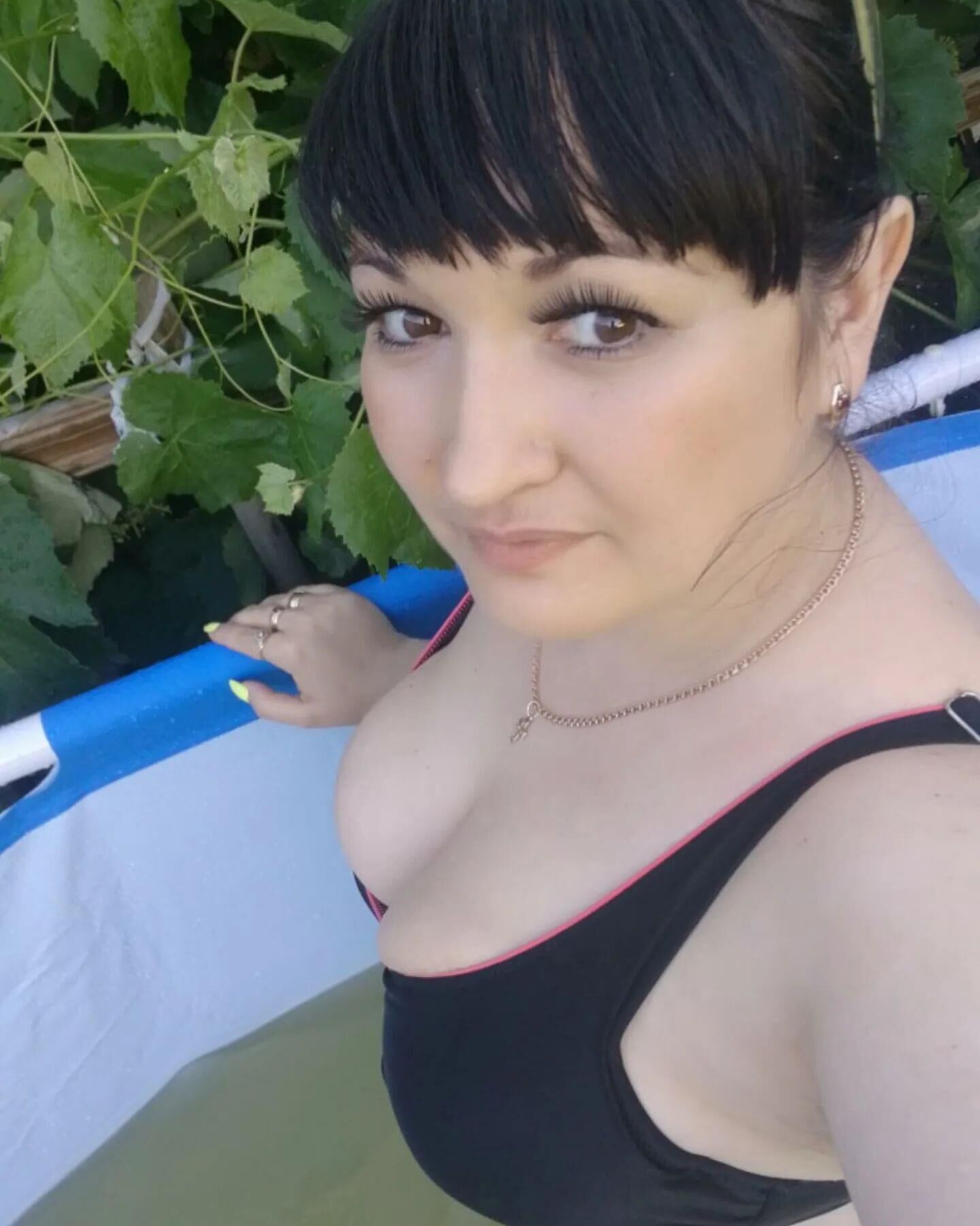 Russian woman in bikini 