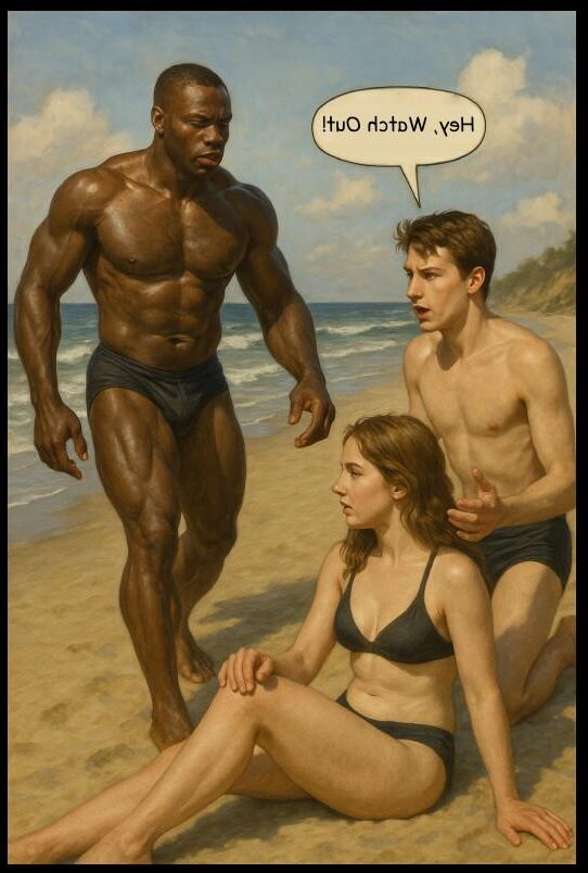 The insult that made that man into a woman (C. Atlas TG parody)