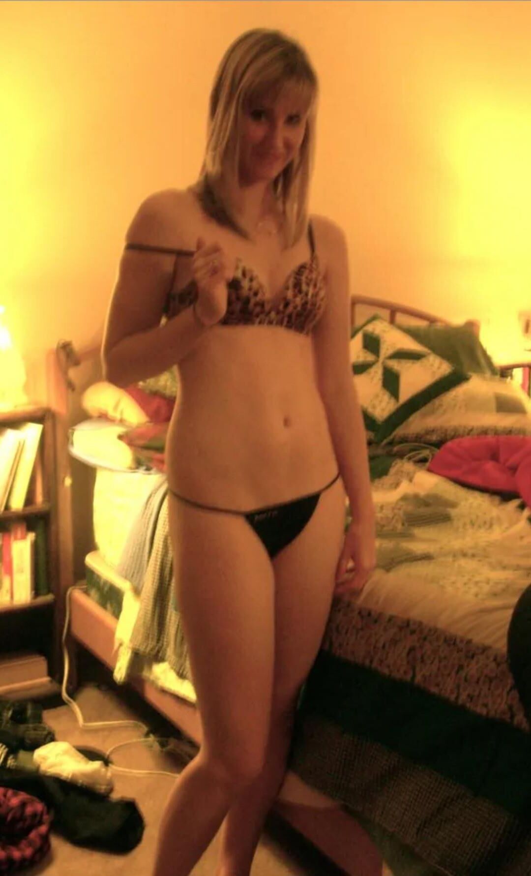 Youthful Blonde American Wife