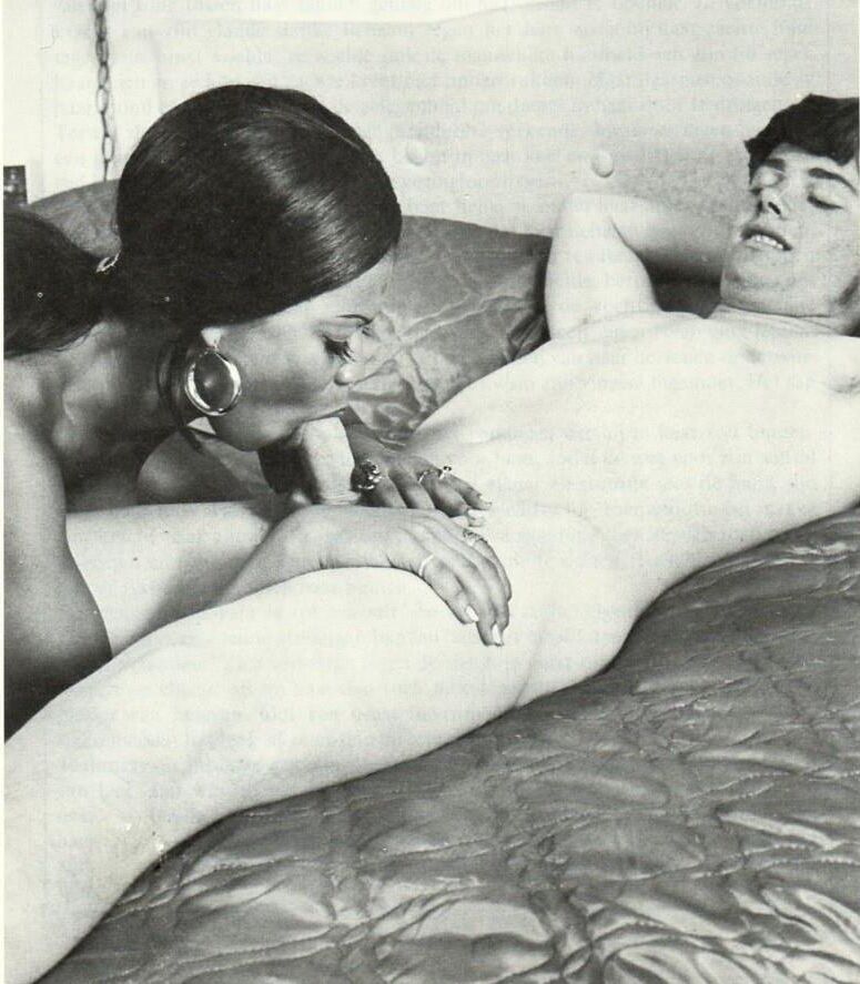 Vinage and retro black chicks white dicks