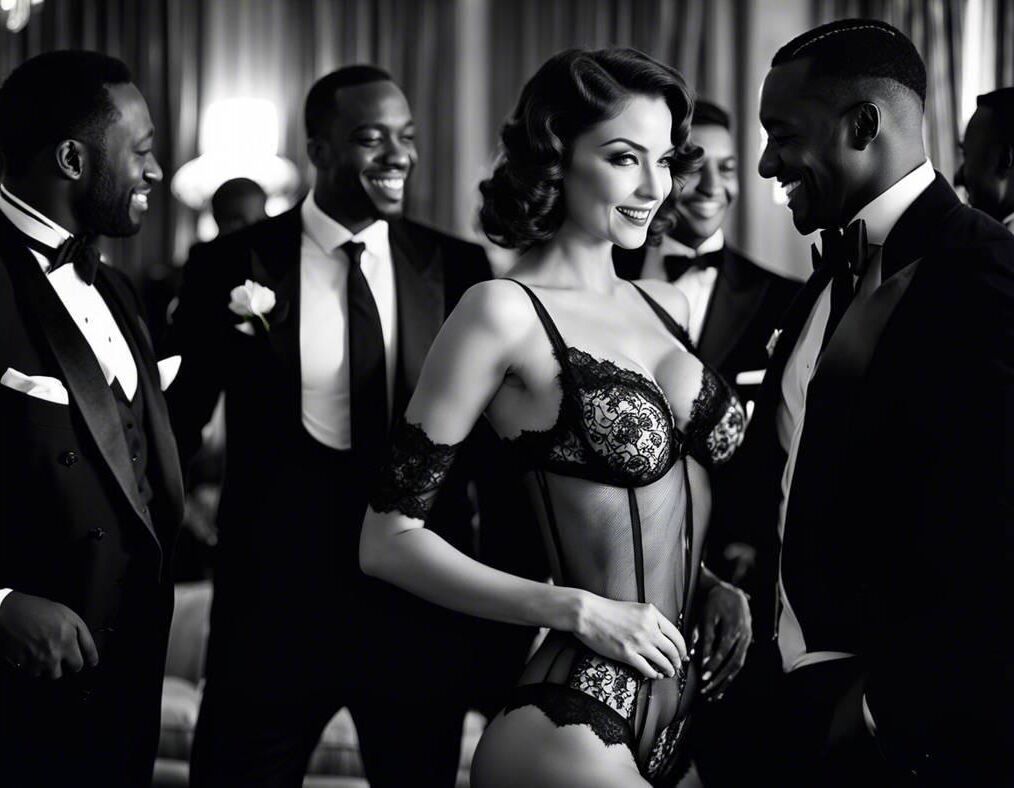 Interracial Ai Hotwife parties from the s