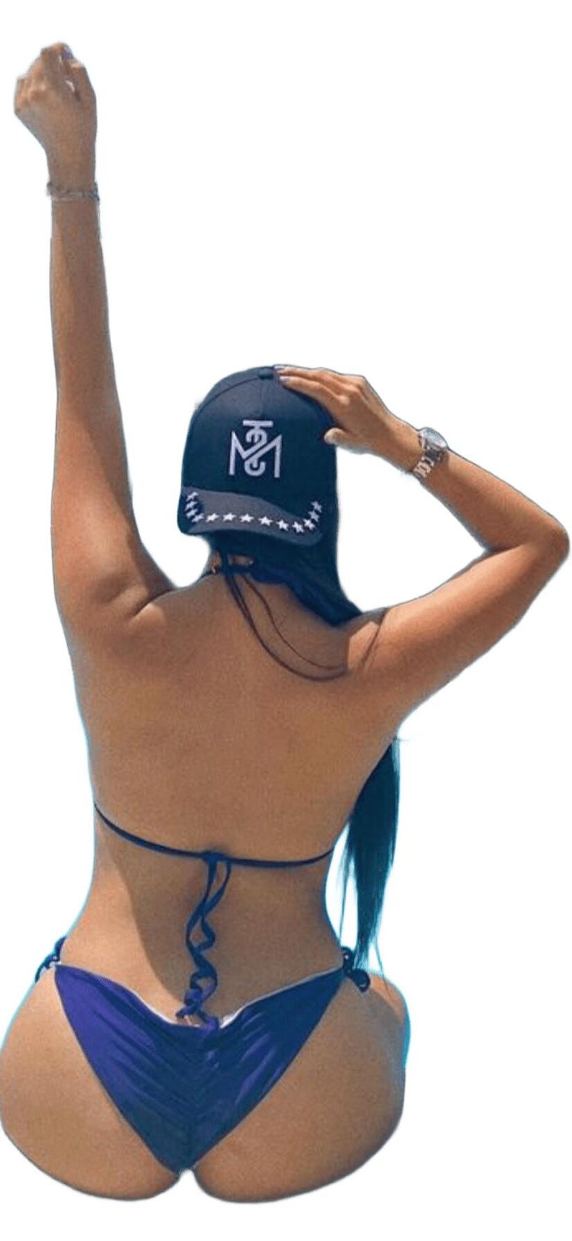 Latina Cute Big Butt Stickers 