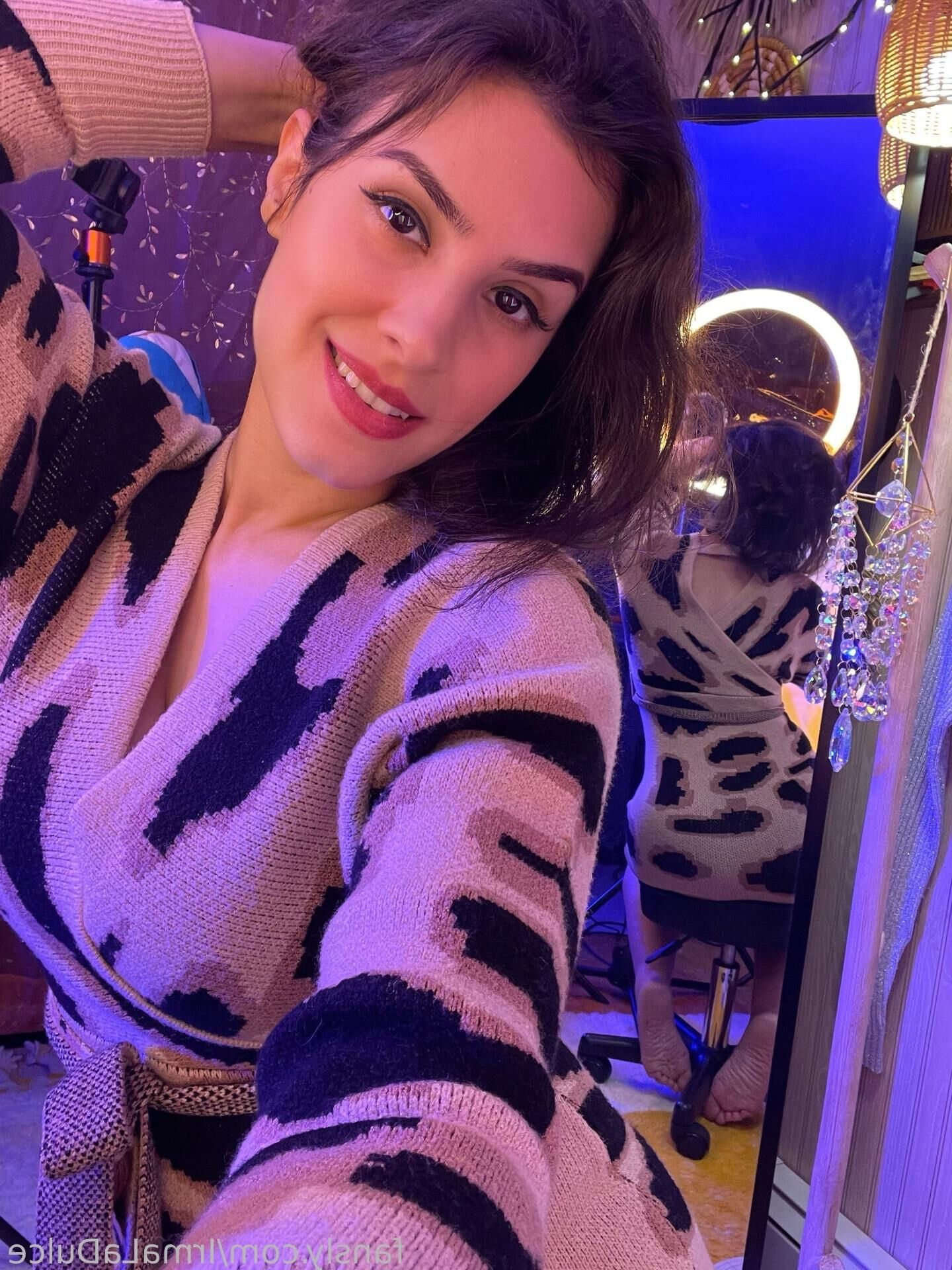 Irma La Dulce ASMRtist with fansly etc. Teasing Latina Pawg