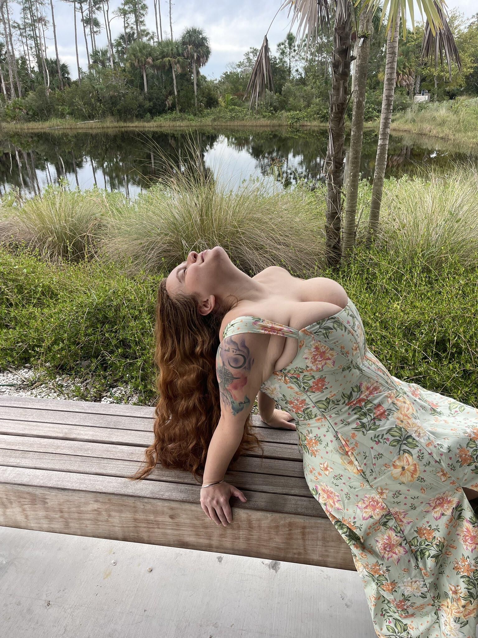 Arianna Huge Boobs Big Ass Beauty Redhead Girl Mixed Shots