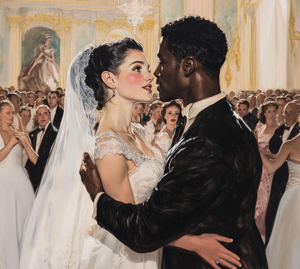 Sorry bro, looks like a Black man is taking your bride tonight