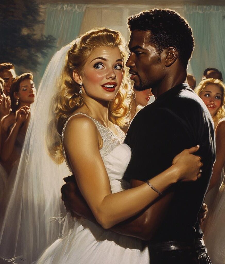 Sorry bro, looks like a Black man is taking your bride tonight
