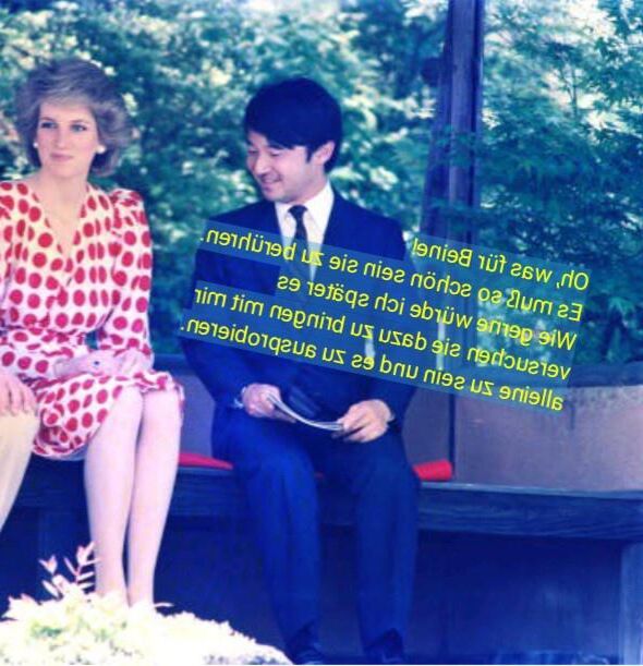 Royal Princess Diana and Naruito of Japan