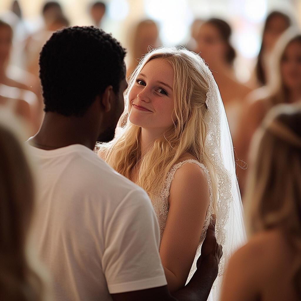 Sorry bro, looks like a Black man is taking your bride tonight