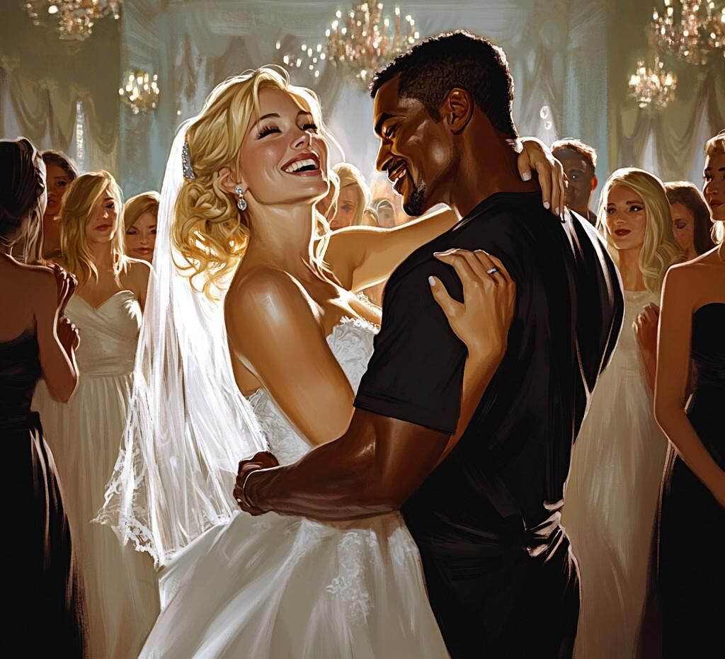 Sorry bro, looks like a Black man is taking your bride tonight