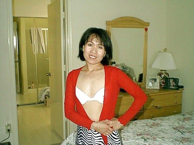 Nerdige asiatische Frau