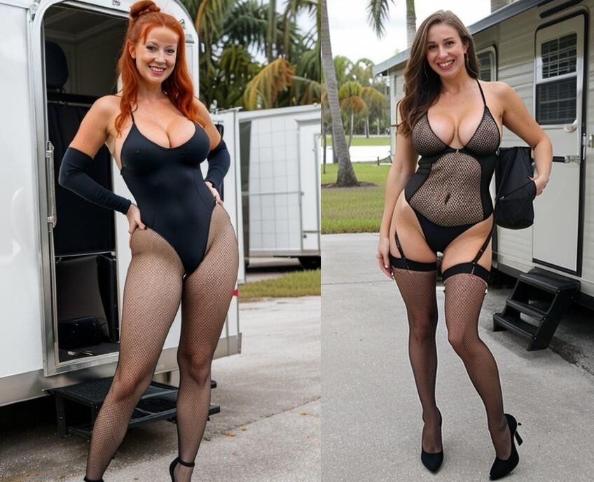 Topless Lesbian UK Redhead vs Ukraine Brunette
