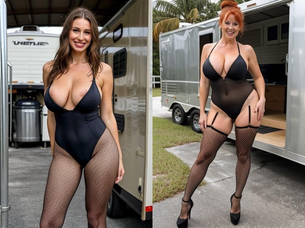 Topless Lesbian UK Redhead vs Ukraine Brunette