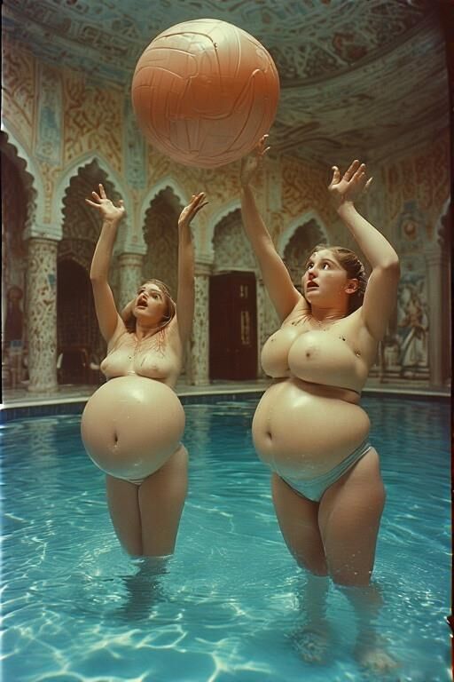 Visit the harem gym, part 