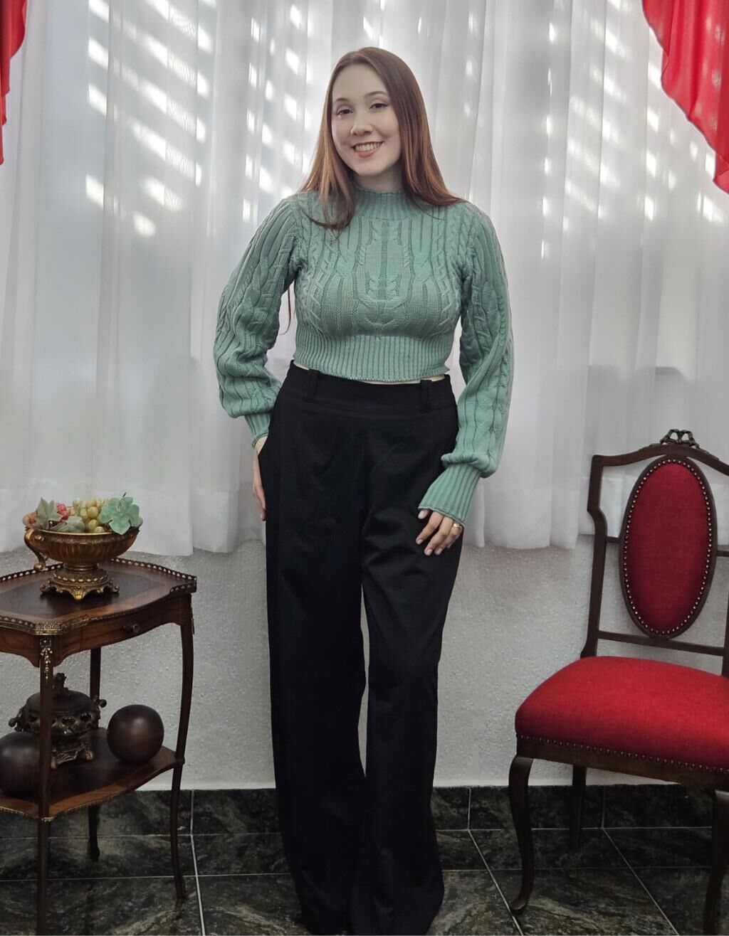 Trampa de puta latina blanca muestra coño