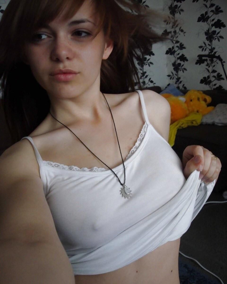Red hot redheads braless and pokies