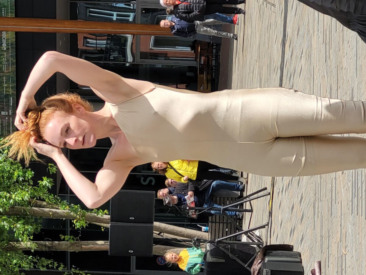 Red hot redheads braless and pokies