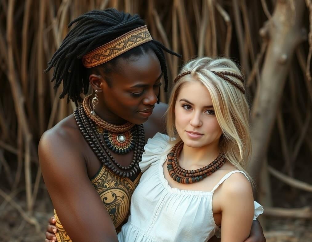 Sua filha ama a buceta africana