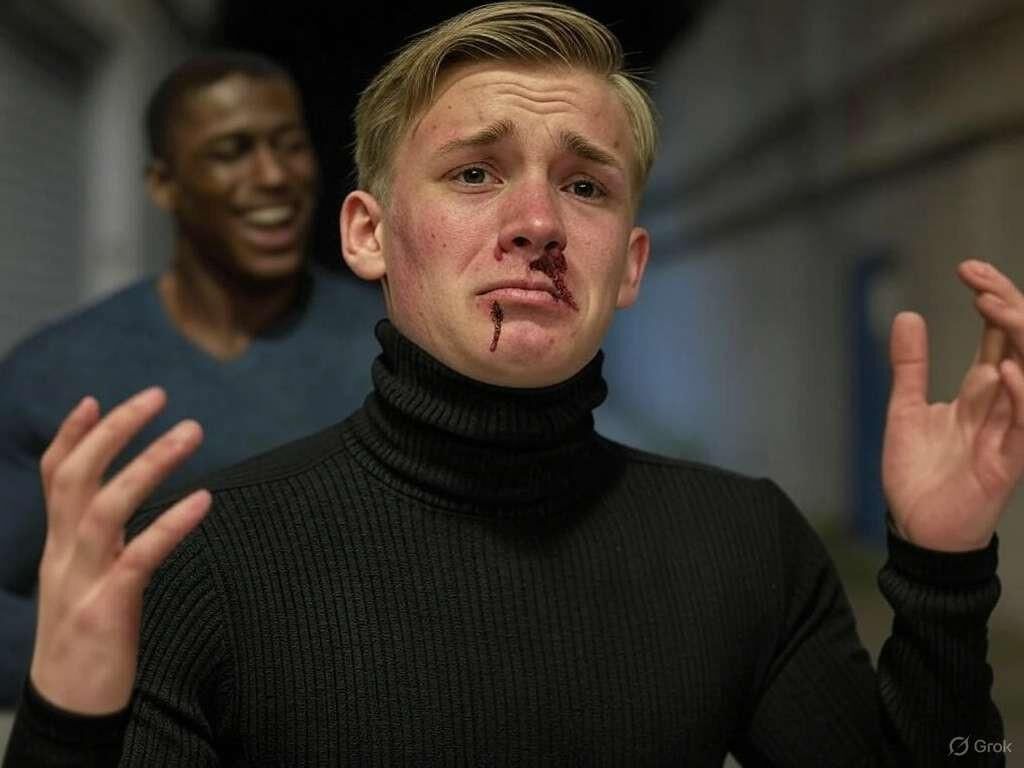 Defeated white wimps