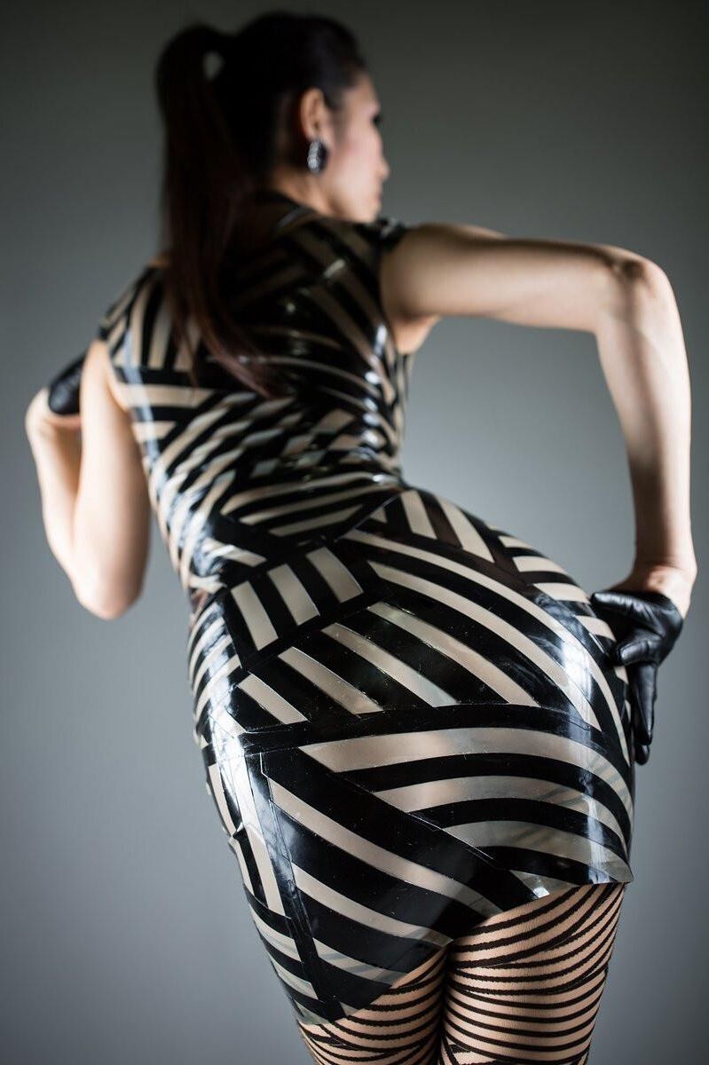 Asiatique, manque, nylons