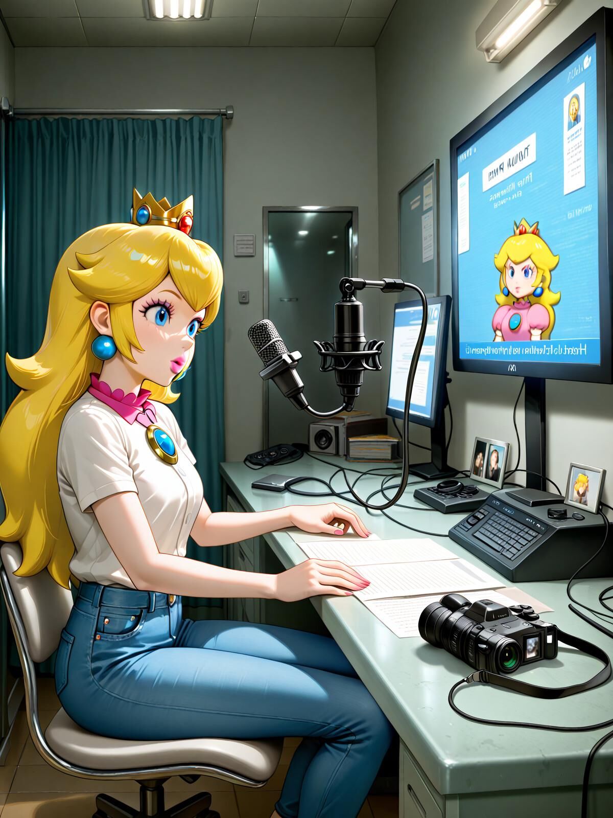 AI: Princess Peach Porn Film