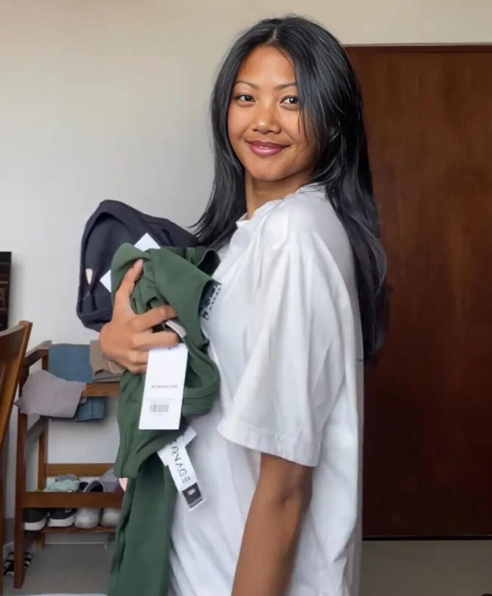 日焼けしたアジアの女