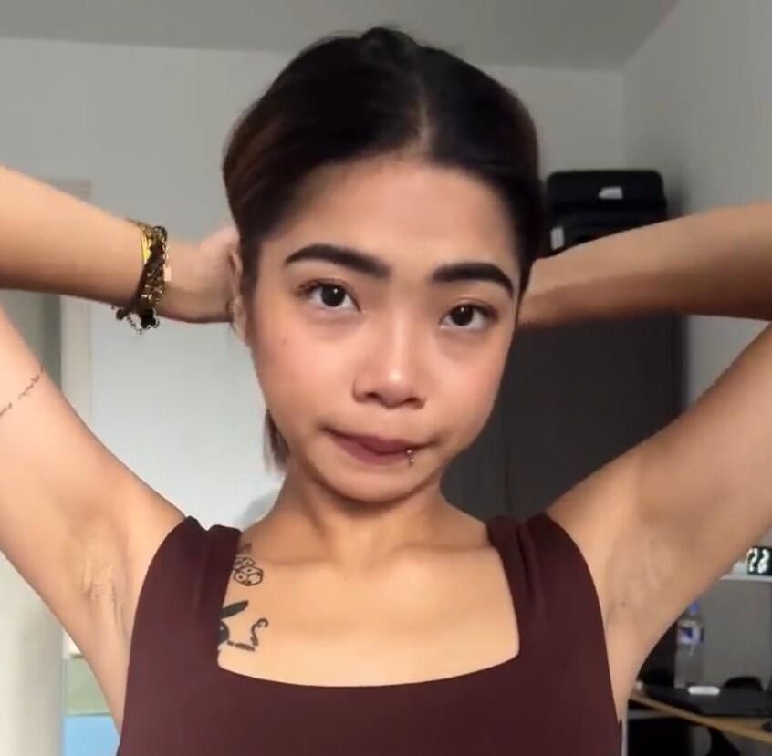 Aisselles asiatiques lisses