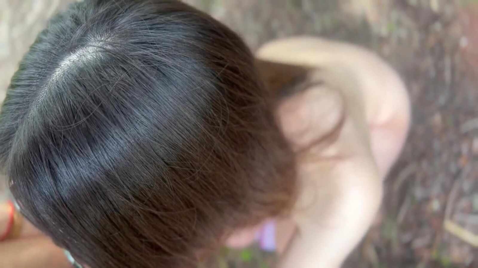 Fille japonaise extérieure