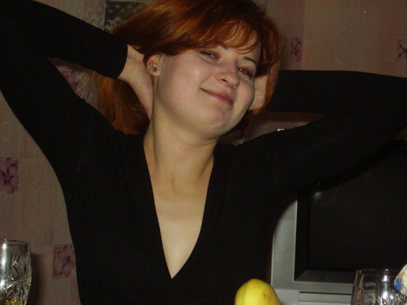 Olga from Velikiy Novogrod in Russia in traditional rusian banya
