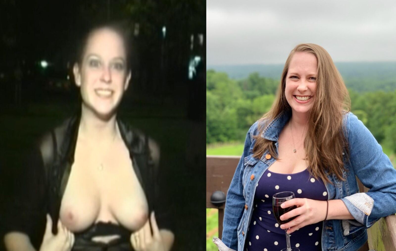 Francesca showed her tits for GGW